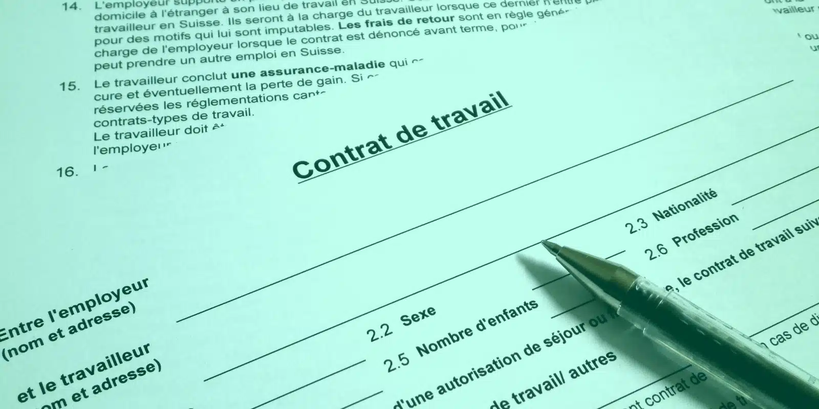 avantage en nature contrat de travail écrit